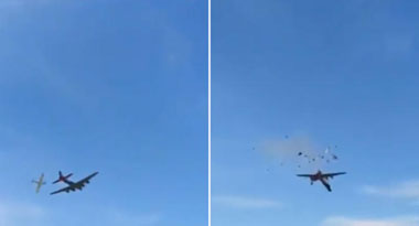 2 planes collide during air show in US state of Texas…